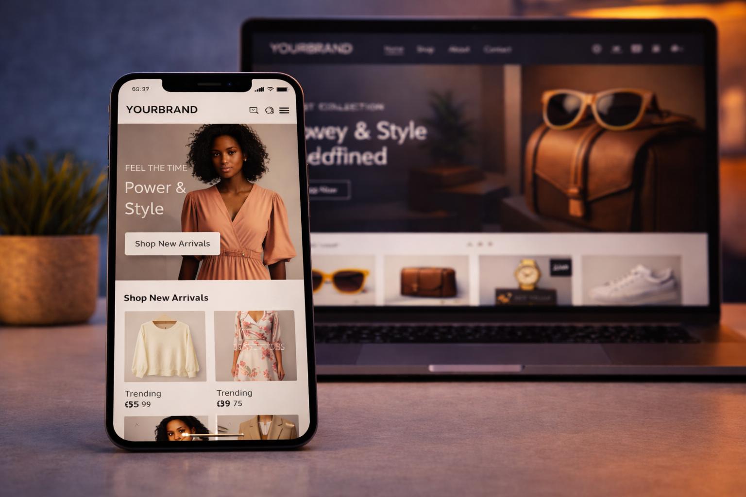 A branded storefront you own outright, fully managed. content image