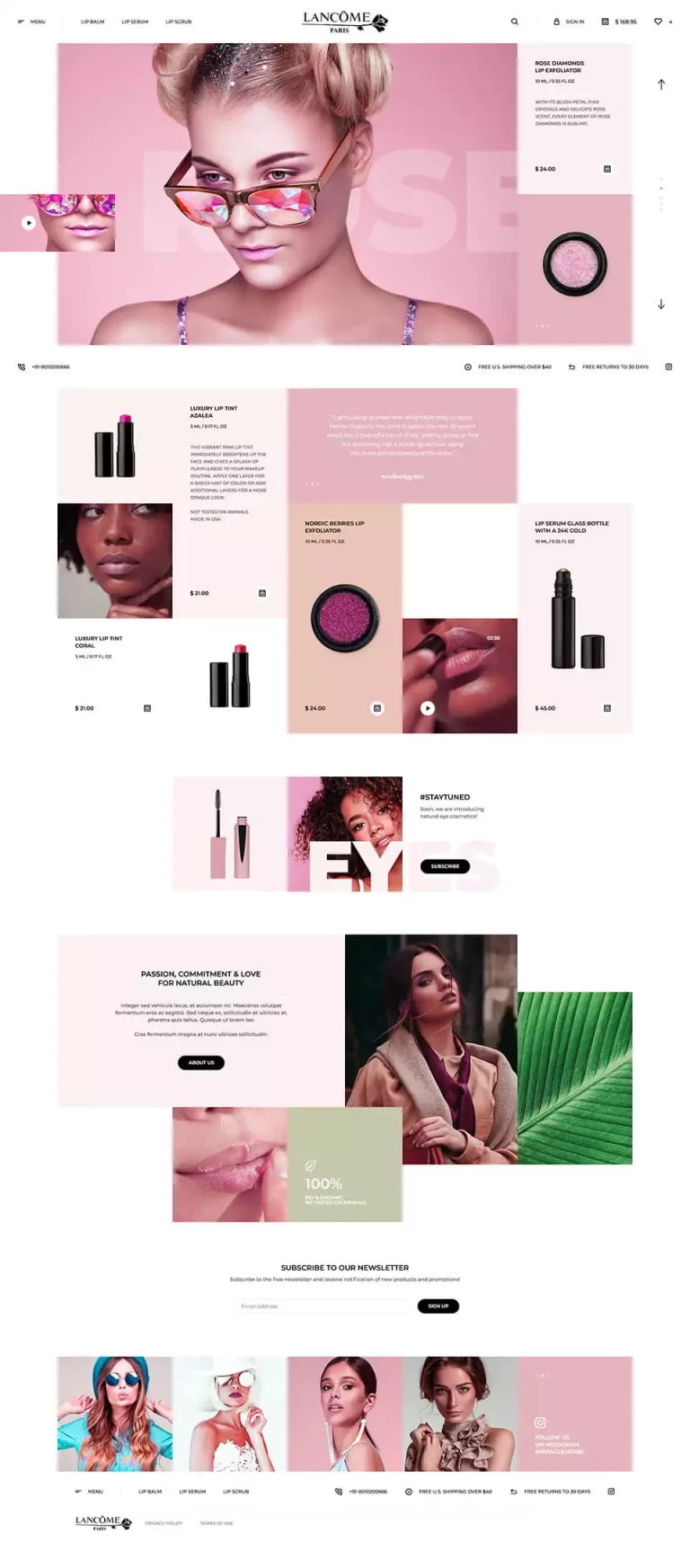 Beauty Product Store