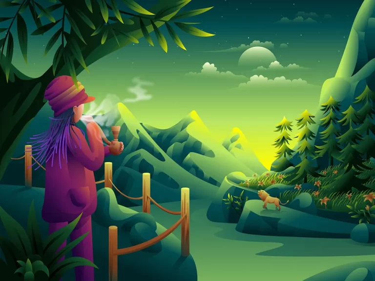 Fantasy Landscape Illustration